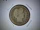 1914-S BARBER QUARTER DOLLAR COIN, UNITED STATES SILVER QUARTER COIN, OLD