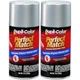 Duplicolor BNS0598 (2-Pack), Aerosol Paint for Nissan K12, Metallic Silver Mist