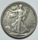 1917-S Reverse Walking Liberty Half Dollar; Circulated Semi-Key Date 50C; W206