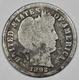 1892-s Barber Dime.  Natural Dark Toning.  Good.   212428