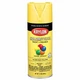 12 oz Krylon K05541007 Sun Yellow COLORmaxx Paint & Primer Spray Paint, Gloss