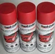 3 DUPLI-COLOR CWRC795 CUSTOM MATTE PERFORMANCE RED REMOVABLE COATING AUTO PAINT