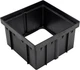 NDS 1216 Catch Basin Riser for 12 Inch Square Catch Basin Drain and 12 Inch Low-