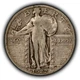 1927-S 25c Standing Liberty Silver Quarter - VF Key Date - SKU-B5493