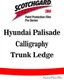 3M Scotchgard Paint Protection Film Pro Series 2021 2022 Hyundai Palisade 