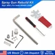 Spray Gun Rebuild Upgraded Kit w/ Air & Fluid Valve Spring For Iwata WS400 LS400