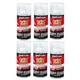 6 Cans-Duplicolor BCL0125 Perfect Match Clear Top Coat  8oz Aerosol Spray Paint