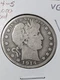 1914-S Low Mintage Silver Barber Half Dollar, VG Condition, Natural & Undamaged