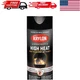 Durable 12oz Krylon High Heat Satin Black Paint - Ideal for Metal Surfaces