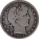 1914-S 50c Barber Half Dollar ~ VG