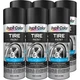 Duplicolor TP101 (6-Pack), Automotive Tire Paint, Black, 11 oz Aerosol