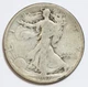 1917-S 50c Walking Liberty Silver Half Dollar - RAW - Reverse MM - Lowball