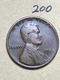 1924-D LINCOLN WHEAT CENT, "FINE" CONDITION, Low Mintage DATE, #200