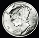1916-p Mercury  Dime.   High Grade   (Inventory A)