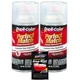 Duplicolor BCL0125 + PW100, 2 Perfect Match Aerosol Clear Top Coat & Prep-Wipes