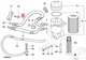 Genuine Engine Oil filter Pressure Hose Assy Outlet BMW E31 E38 11421702922