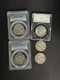 walking liberty half dollar lot of 5- PCGS&bull;1947 MS64 &bull;1920-D VG10