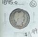 1895-O BARBER SILVER QUARTER - GOOD ~NICE COIN~