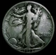 1923-S Walking Liberty Half Dollar / 50c - 90% Silver - Free Shipping!