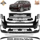 Front Bumper Cover Paintable & Grille Assembly Kit For 2020-2022 Kia Telluride
