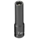 1 Pc Grey Pneumatic 1/4" Drive x 7mm Magnetic Deep Socket (907MDG)