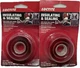 LOCTITE 1212164 INSULATING SEALING TAPE SELF FUSING 1 X 120" LONG RED 2 PACK NEW