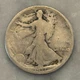 1917-D Obverse Walking Liberty Half Dollar - AG - About Good - 90% Silver
