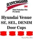 3M Scotchgard Paint Protection Film Pro Series Clear 2020 2021 Hyundai Venue