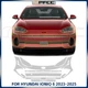 For Hyundai IONIQ 6 2023-2025 Front Bumper Precut Paint Protection Film TPU PPF