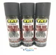 VHT SP671-3 PACK High Temperature SATIN BLACK Roll Bar and Chassis Paint - 11 oz