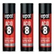 U-POL UP0741V Acid #8 Gray Etch Primer Aerosol Spray Can 450ML UPOL (3 Pack)