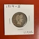 1914 S Barber Quarter 90% Silver Nice Coin