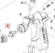 Anest Iwata IWA: 93761530 0.8mm Nozzle for LPH-80 spray gun