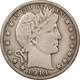 1914-S Barber Half Dollar 50C, Very Fine VF