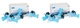 1.2mm Accuspray Blue Atomizing Head Refill Kit 3M-16615 (2 Pack)