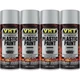 VHT Plastic Paint SP824 4pk; 11oz Aerosol Aluminum up to 200&deg;F