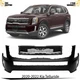 Front Bumper Cover Paintable & Grille Assembly Kit For 2020-2022 Kia Telluride