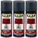VHT High Temp Paint VHTSP139 (3-PACK); Engine Enamel 11oz GM Satin Black 550&deg;F