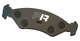 Black Diamond Frt Pads for Ford Transit Mk1 Facelift 2.5 Diesel Discs 83>86