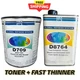 PPG Global Refinish D709🔹Moly Red🔹 1 Quart +  1 Quart