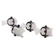 4ct 3M Accuspray Replaceable Atomizing Heads Spray Gun Tips 16611 - Clear 1.8 mm