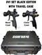 Devilbiss Dv1 Clear Coat & Base Coat Digital Gun 704521 704504 W/ Travel Case