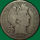 1896-S Barber Half Dollar Good G Coin #36431