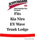 3M Scothgard Paint Protection Film Pro Series Fits 2023 2024 Kia Niro EV Wave