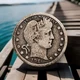 Rare! 1916 (P) Barber Quarter Off-Center Strike 