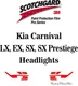 3M Scotchgard Paint Protection Film Pro Series Clear 2022 2023 Kia Carnival 