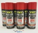 VHT SP821-6 PACK GLOSS RED High Temperature Plastic Paint - 11 oz Aerosol
