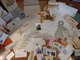 Vintage Ephemera Ledgers Receipts Stamps Trade Cards 1873-1963 Junk Journaling 