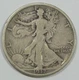 1917-S Walking Liberty Half Dollar FINE Silver 50c ~ reverse Mint Mark