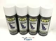 VHT SP943-4 PACK Satin White Vinyl Dye Carpet Dashboards, Vinyl Seats - 11 oz
